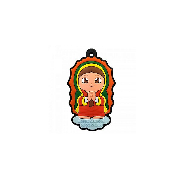 Chaveiro de Borracha N. Sra. de Guadalupe
