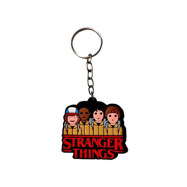 Chaveiro de Borracha Stranger Things