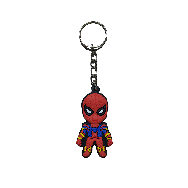 Chaveiro de Borracha Geek Homem-Aranha Guerra Infinita