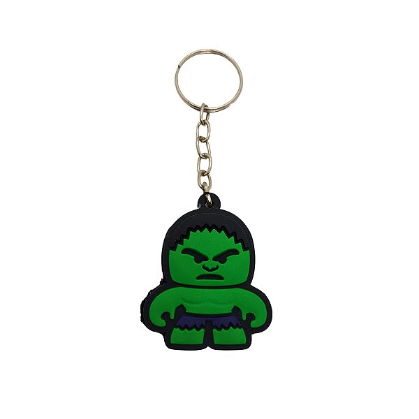 Chaveiro de Borracha Cute Hulk