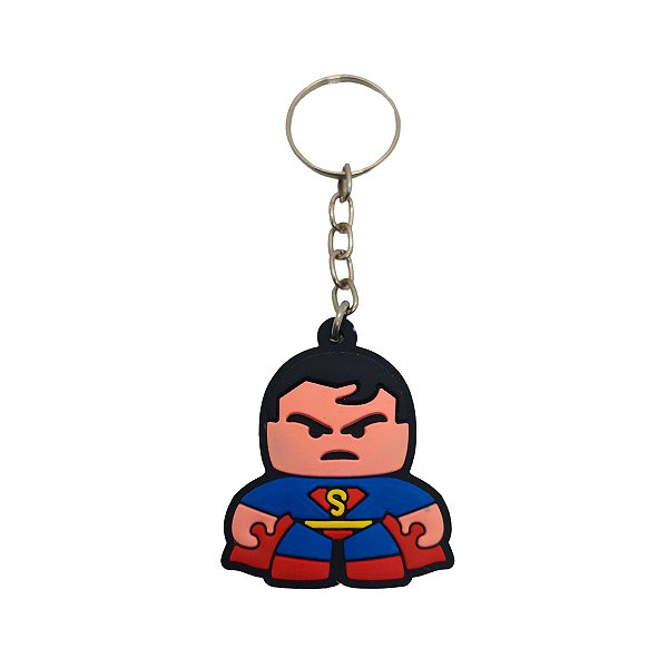 Chaveiro de Borracha Cute Superman