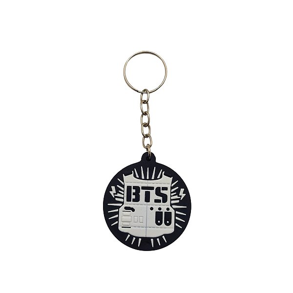 Chaveiro de Borracha BTS