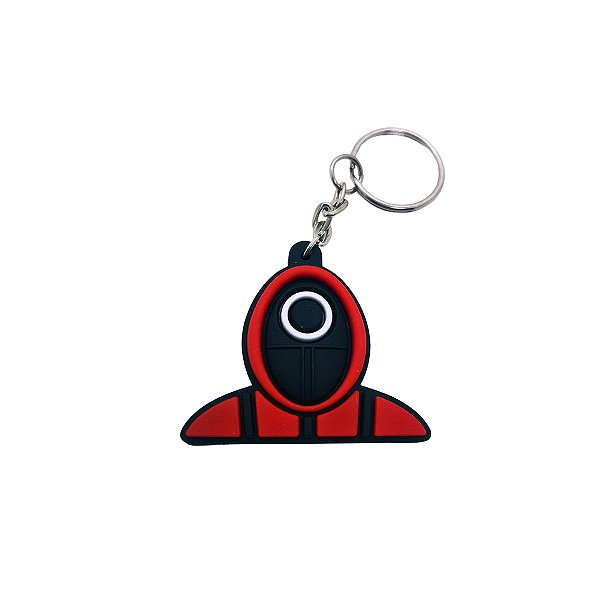 Chaveiro de Borracha Round 6 Círculo