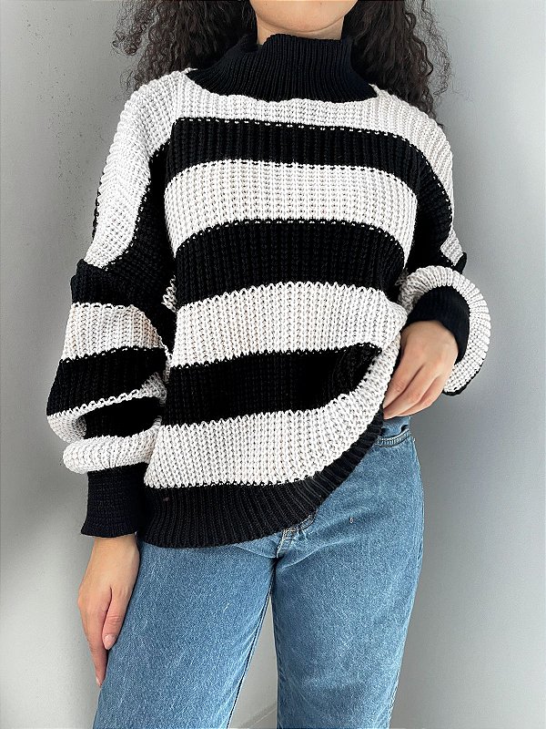 Blusa Tricot Mary listrado