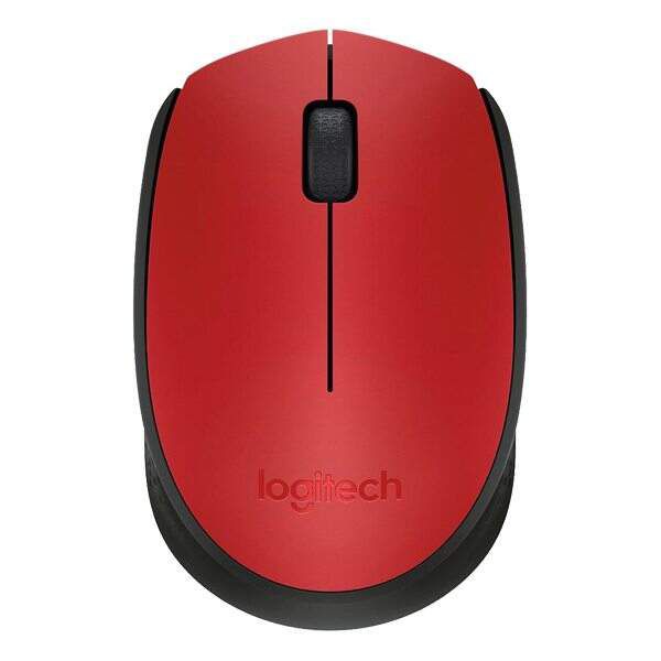 Mouse wireless Logitech M170 vermelho (910-004941)