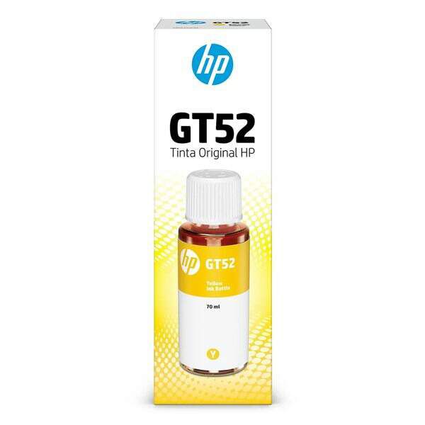Garrafa de tinta HP GT52 amarelo 70 ml (M0H56AL)