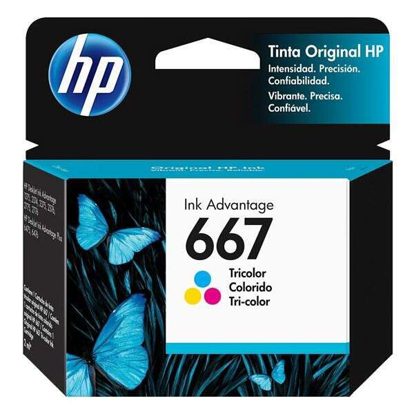 Cartucho de tinta HP 667 colorido (3YM78AB)