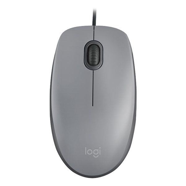 Mouse USB Logitech M110 Silent cinza (910-005494)