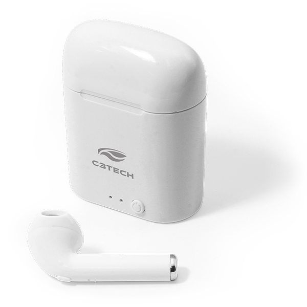 Headset Bluetooth 5.0 C3Tech EP-TWS-20WH