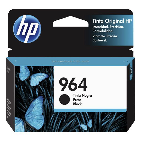 Cartucho de tinta HP 964 preto (3JA53AL)