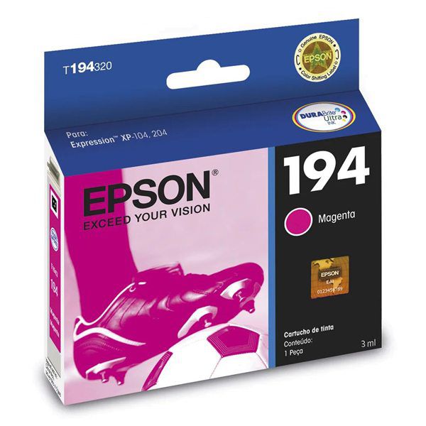 Cartucho de tinta Epson T194320-BR magenta