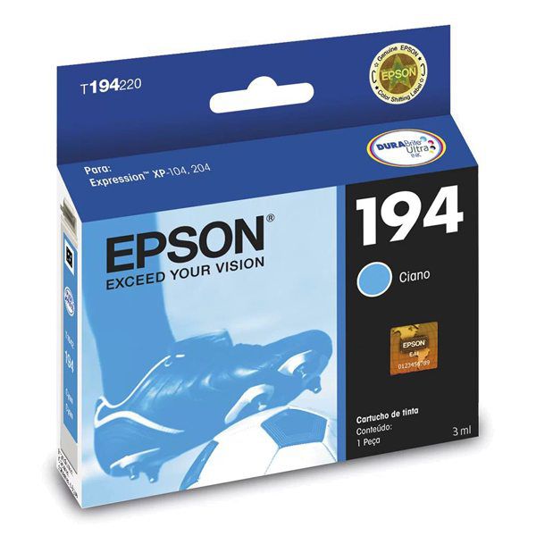Cartucho de tinta Epson T194220-BR ciano