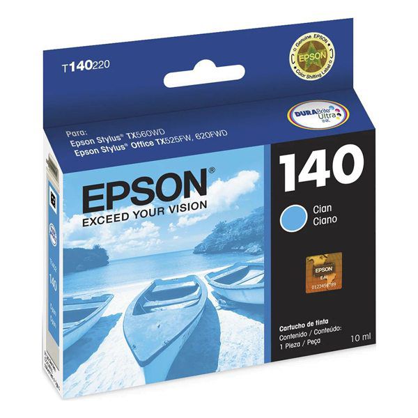 Cartucho de tinta Epson T140220-BR ciano