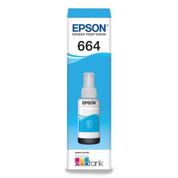 Garrafa de tinta Epson T664220-AL ciano