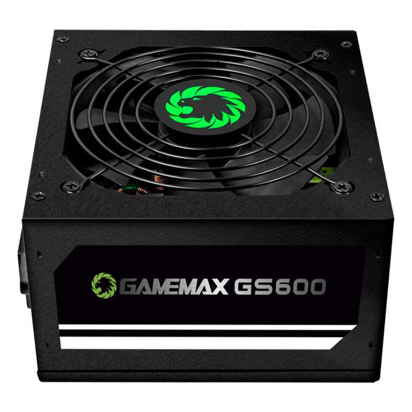 Fonte de alimentação ATX 600W reais Gamemax GS600 80Plus White