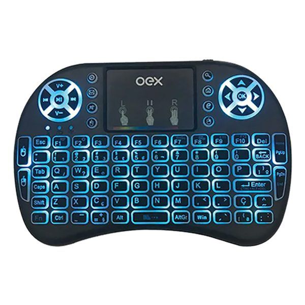 Teclado com touchpad oex Air Mouse CK103 (51.8900)