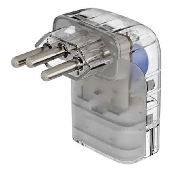 Protetor de surto 3 pinos 10A bivolt Clamper iClamper Pocket Fit transparente (015407)