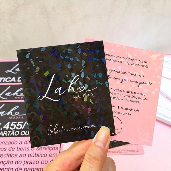 Card holográfico Personalizado (somente card)