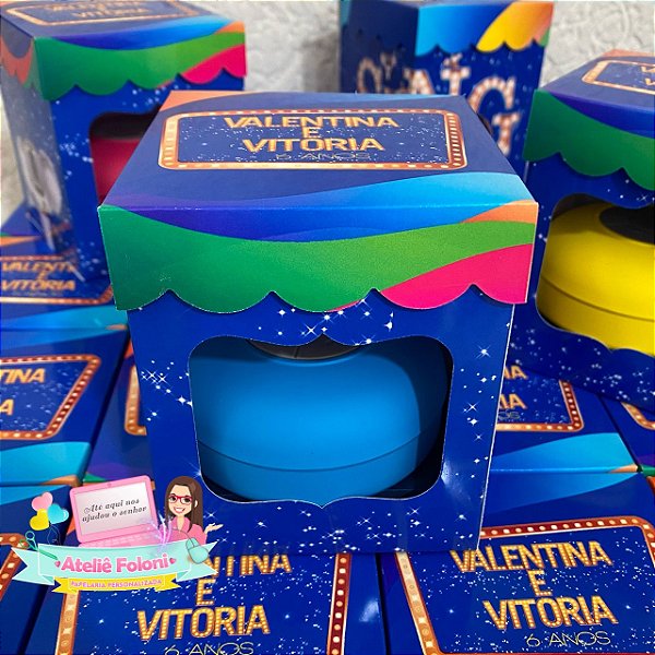 Caixinha de Som Bluetooh estampada com Caixa Personalizada