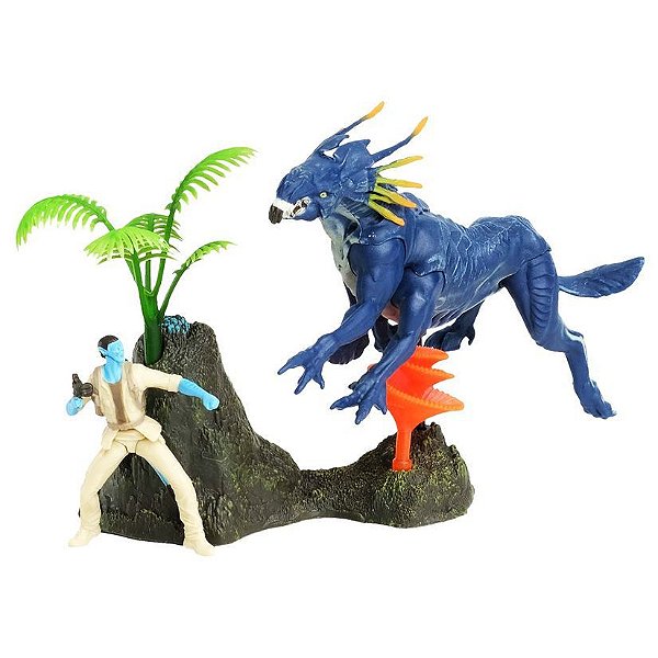 Figura Avatar World Pandora Jake Sully vs Thanator - Fun Divirta-se