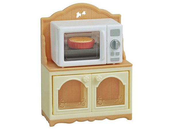 Sylvanian Families Conjunto Microondas E Gabinete Epoch 5443