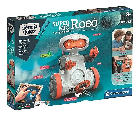 Super Mio Robô para Montar Robotica - Clementoni