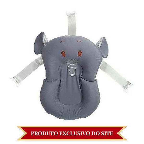 Almofada de Banho Para Bebê Cinza
