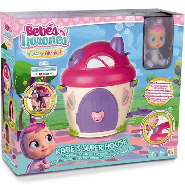 Cry Babies Magic Tears Casa da Katie Com Som - Multikids
