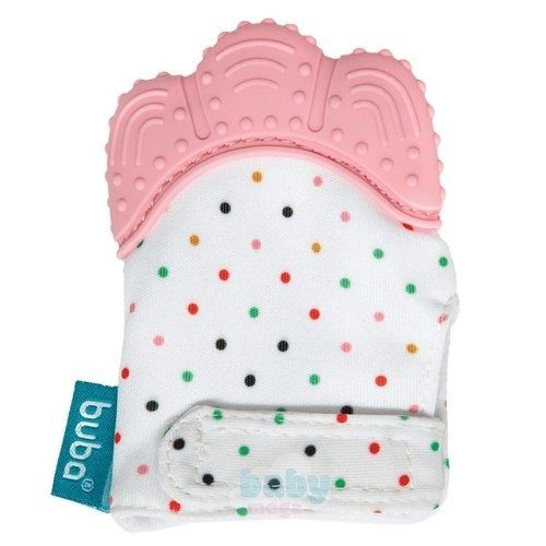 Luva Mordedor de Silicone Rosa - 8966 Buba