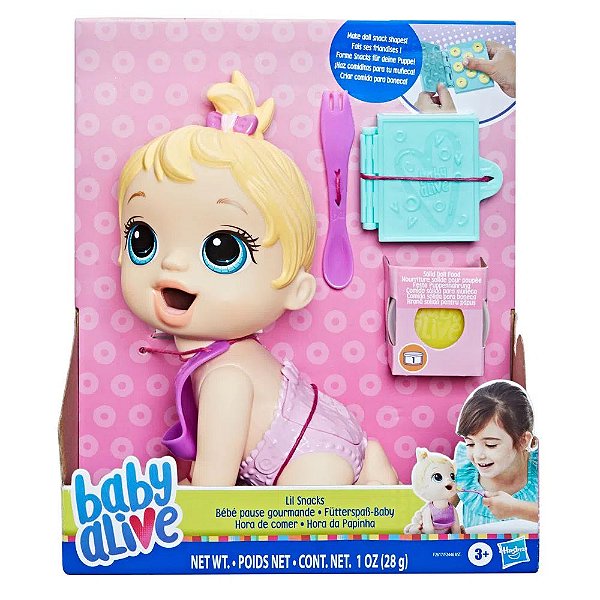 Boneca Baby Alive Hora da Papinha Loira - Hasbro F2617