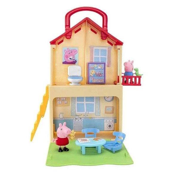 Peppa Pig Playset Casa Popn' Maleta - Sunny 2313