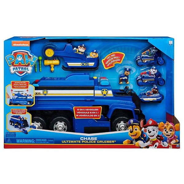 Patrulha Canina Mini Veículos Ultimate Police Cruiser - Sunny 1493