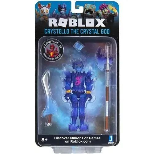 Boneco Roblox Articulado Crystello The Crystal God