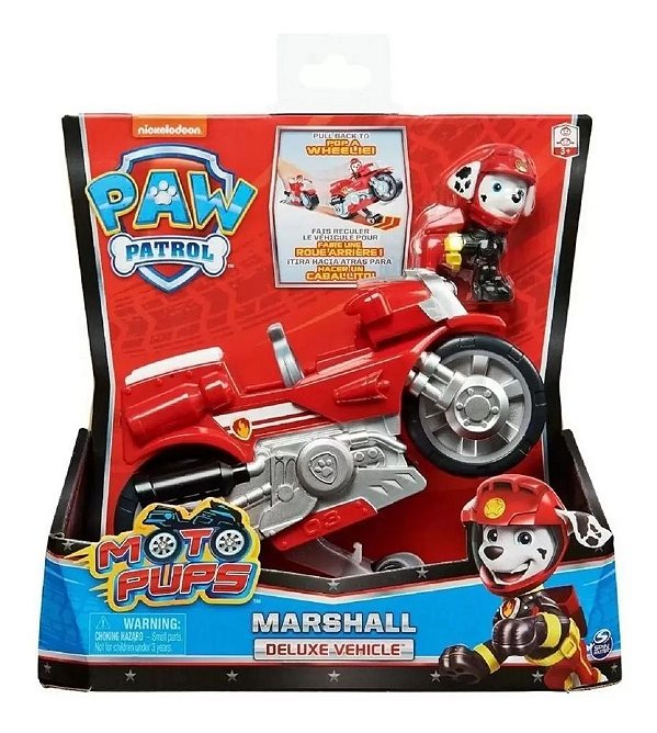 Patrulha Canina Moto Pups Marshall - 2277