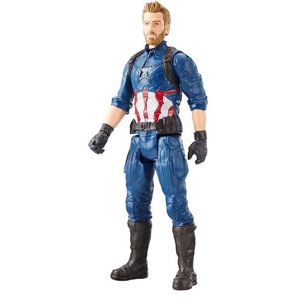 Boneco Capitão América Avengers Titan Hero 30 cm - E1421 Hasbro