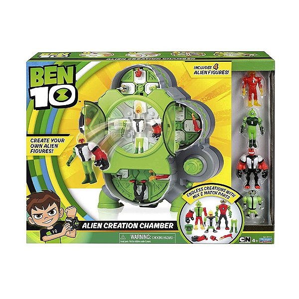 BONECO Ben 10 Câmara de Criação Alien C/ 4 bonecos Aliens - Sunny 1793