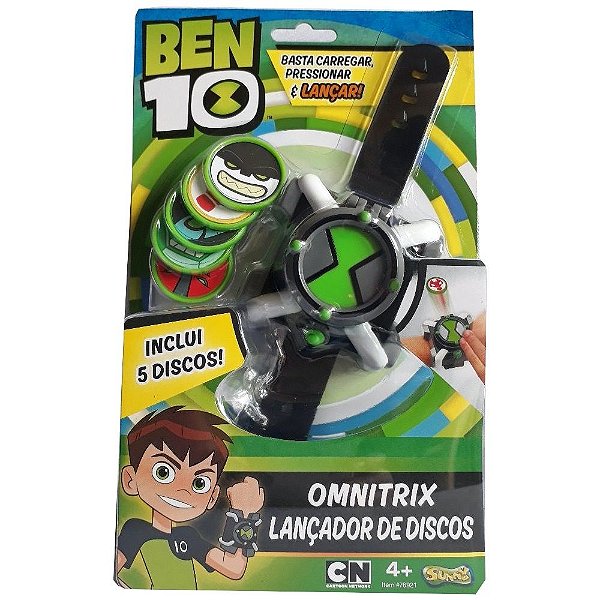 Relógio Omnitrix Do Ben 10 Lançador De Discos Sunny 1759