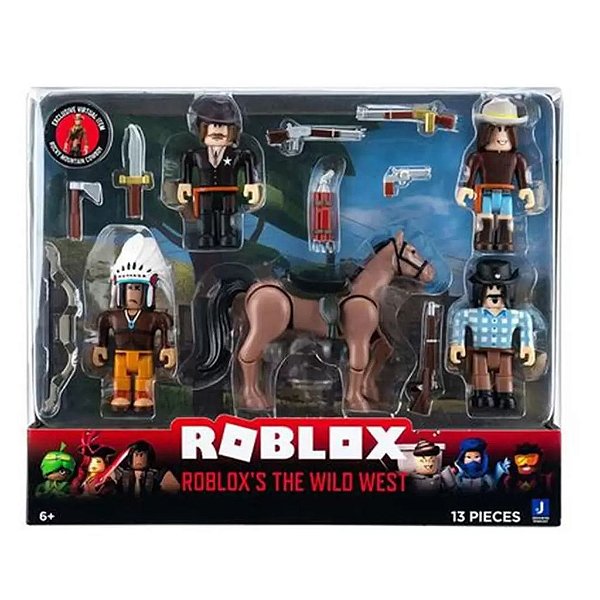 Boneco Roblox Pack Com 6 Figuras THE WILD WEST - Sunny 2224 - TRENDS  Brinquedos