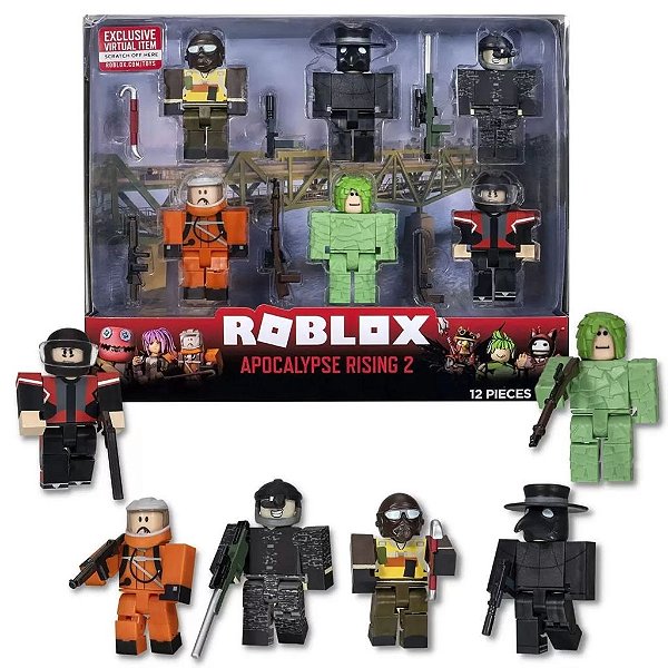 Pack 6 Mini Figuras Roblox Sortido 2224 Sunny - brincasa