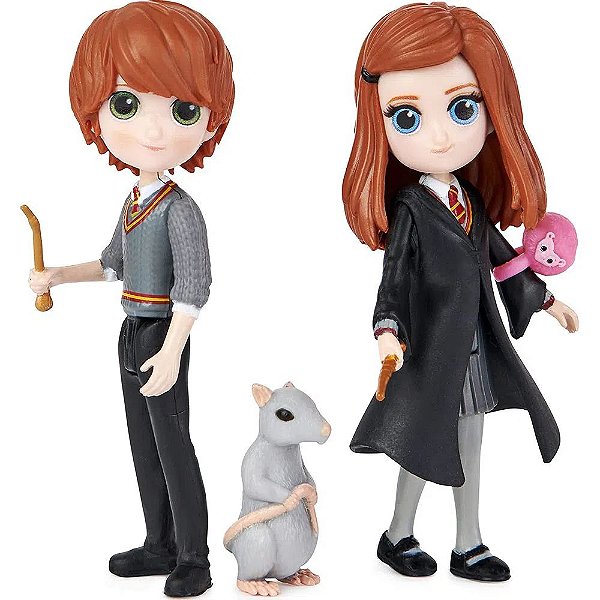 BONECO HARRY POTTER - PACK DA AMIZADE - RON WEASLEY E GINNY WEASLEY - SUNNY 2623