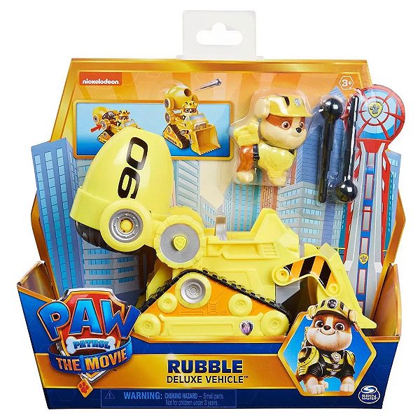 Veículo e Figura Patrulha Canina 2701 - RUBBLE DELUXE