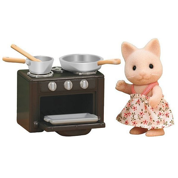 Sylvanian Families - Gato com Forno 5140/1802