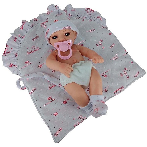 Bebe Reborn Mini Menina - Isabelly Corpo 100% Vinil