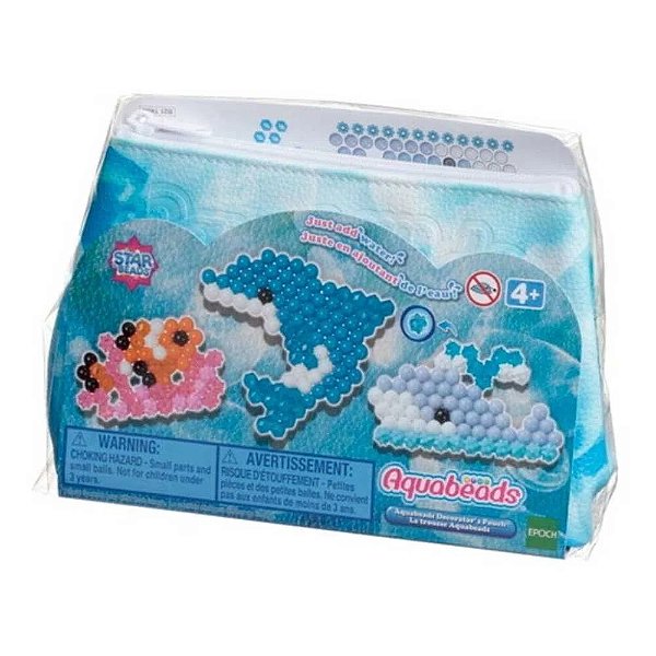 Conjunto Aquabeads Pouch Animais do Mar