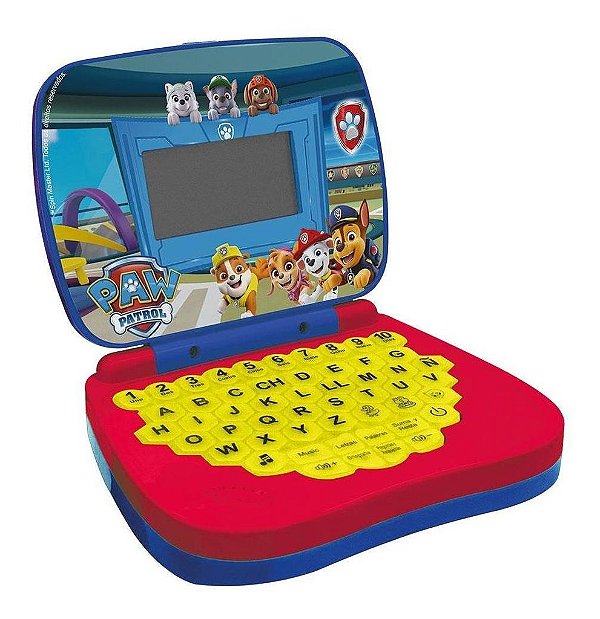 Laptop Infantil Patrulha Canina Bilingue e Educativo - Candide