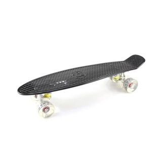 Skate Mini Cruiser Penny Até 60 Kilos Old School - Preto