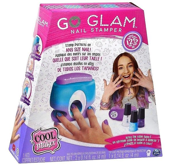 Conjunto para Pintura e Carimbo de Unhas Go Glam 2130 - Sunny