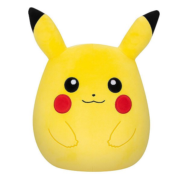 Pel cia Squishmallow Pokemon 25 cm Pikachu TRENDS Brinquedos