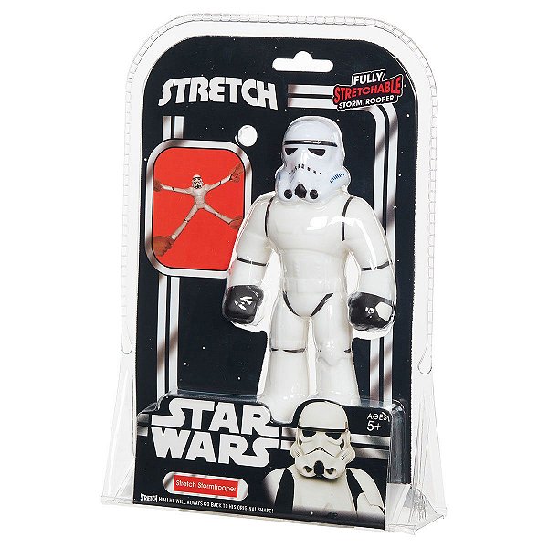 Boneco Star Wars Elástico 17cm - Stormtrooper Stretch de Esticar - TRENDS  Brinquedos