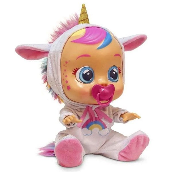 Boneca Cry Babies Dreamy Unicornio - BR1029